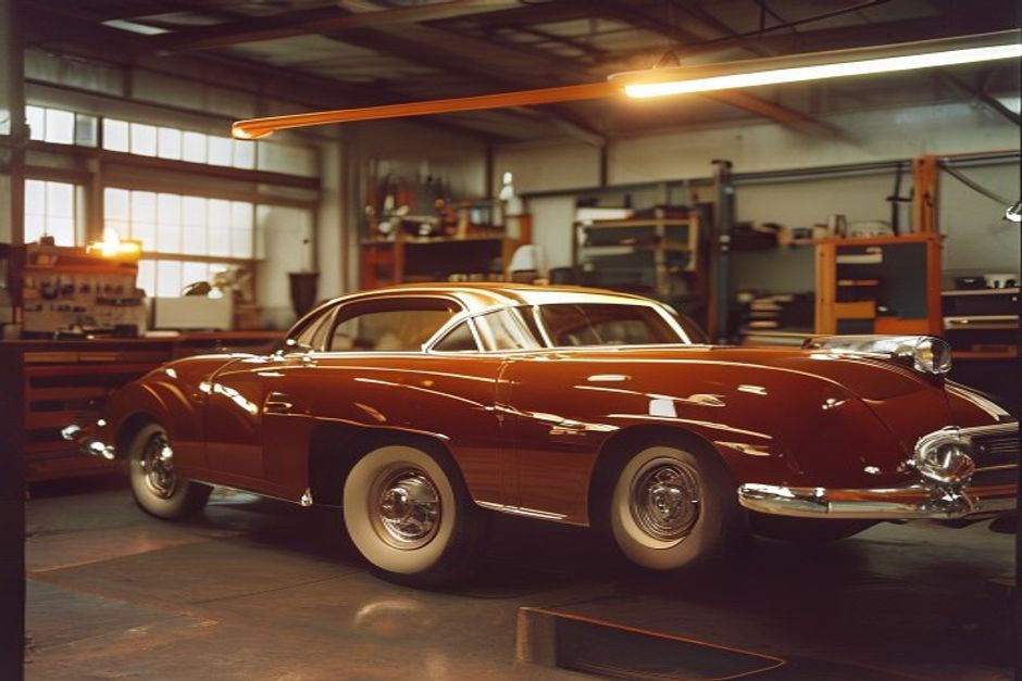Classic car restoration at City Garage Auckland
