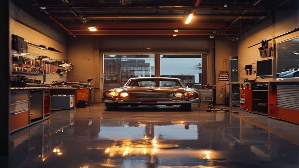 City Garage workshop interior — Auckland CBD