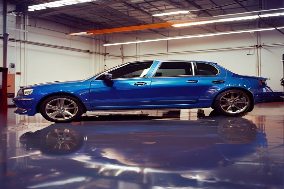 Freshly painted vehicle at City Garage panel and paint